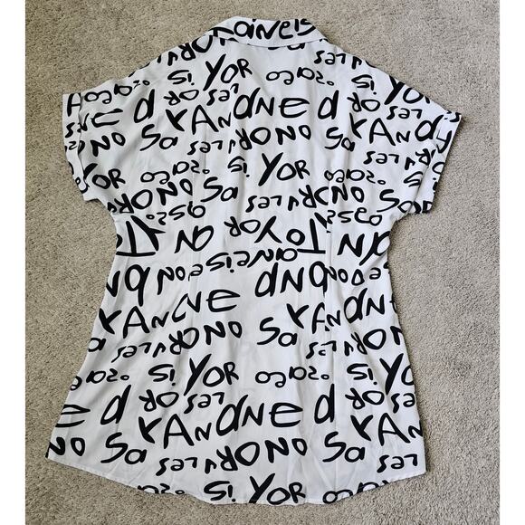 Shein Curve Collared Shirt Dress Size 1XL - Picture 7 of 8